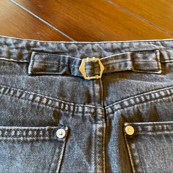 Free People Black Jean Mini Skirt - Picture 5 of 9